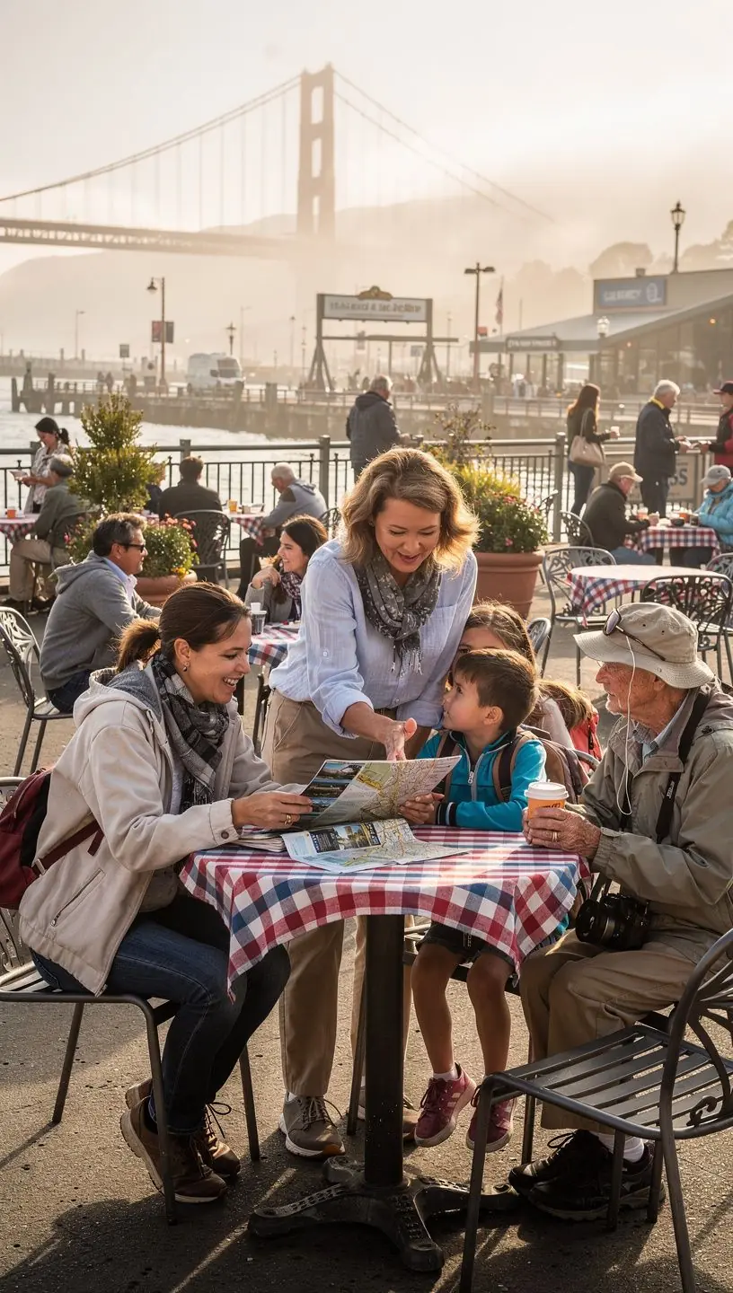 Карточка с маршрутом путешествия по США, включающая основные достопримечательности и советы по планированию.